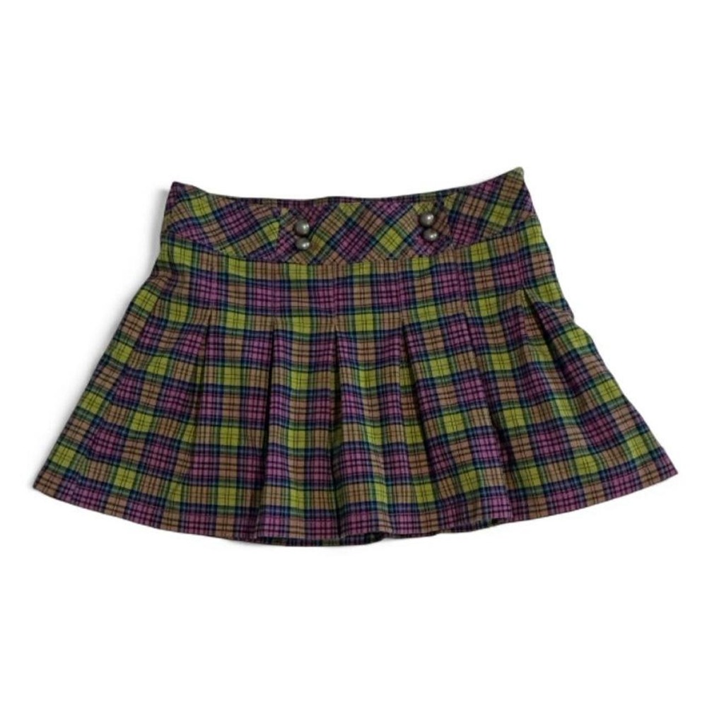 Cherokee Plaid Skort Kids XL 14/16 Multicolor Excellent Pleated Academic